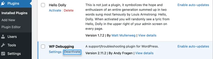 Cách tắt WordPress debug mode