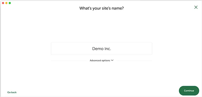 Site name