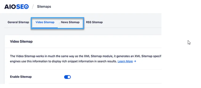 Tạo sơ đồ sitemap video và tin tức