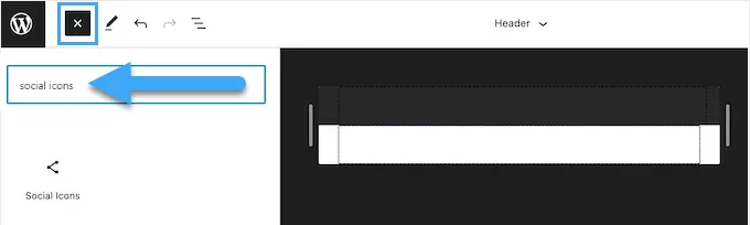 Thêm block social media icon vào WordPress