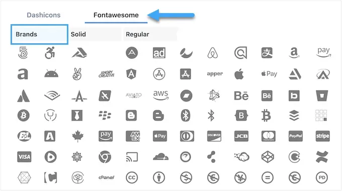 Thêm icon thương hiệu vào menu điều hướng WordPress