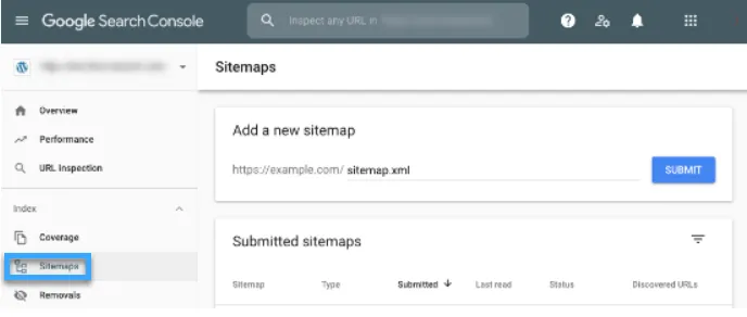Thêm sơ đồ sitemap vào Google search consle