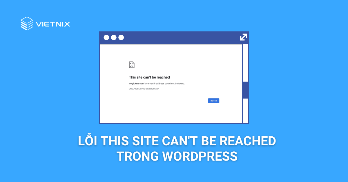 Sửa lỗi This site can't be reached