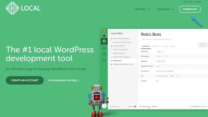 Cài đặt WordPress local trên Mac bằng Local WP