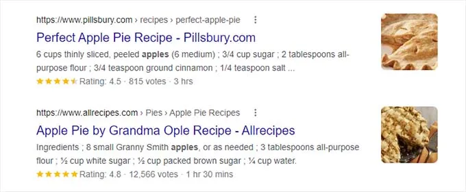Để viết các recipe thân thiện với công cụ tìm kiếm là dùng định dạng Schema markup