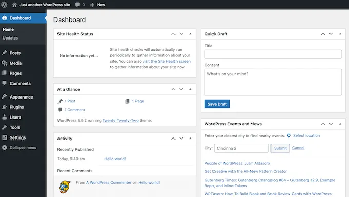 Đăng nhập vào trang quản trị WordPress