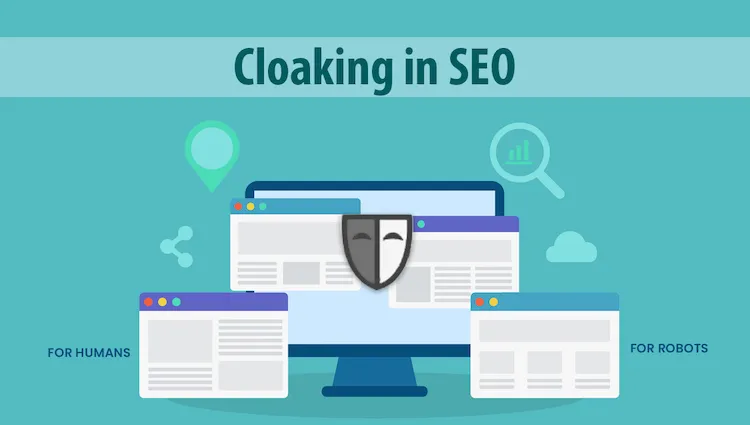 Cloaking hoặc nội dung ẩn (Cloaking / Hidden text)