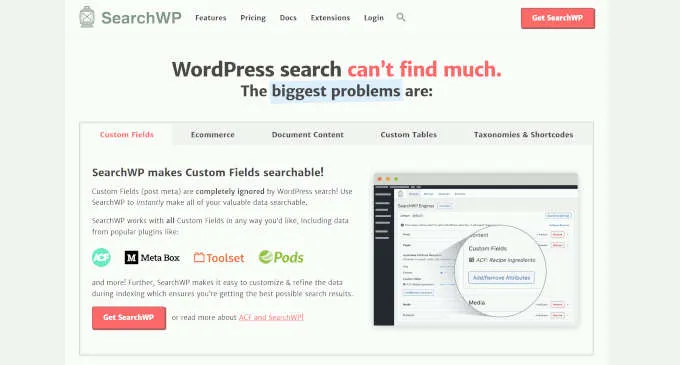 Dùng SearchWP để cải thiện tính năng tìm kiếm cho trang web