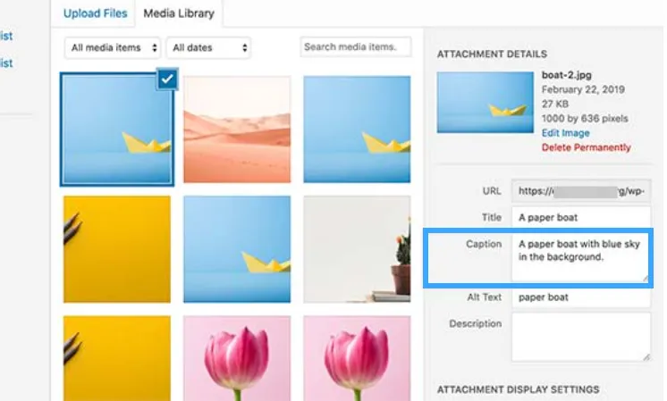 Thêm caption vào hình ảnh trong Classic Editor