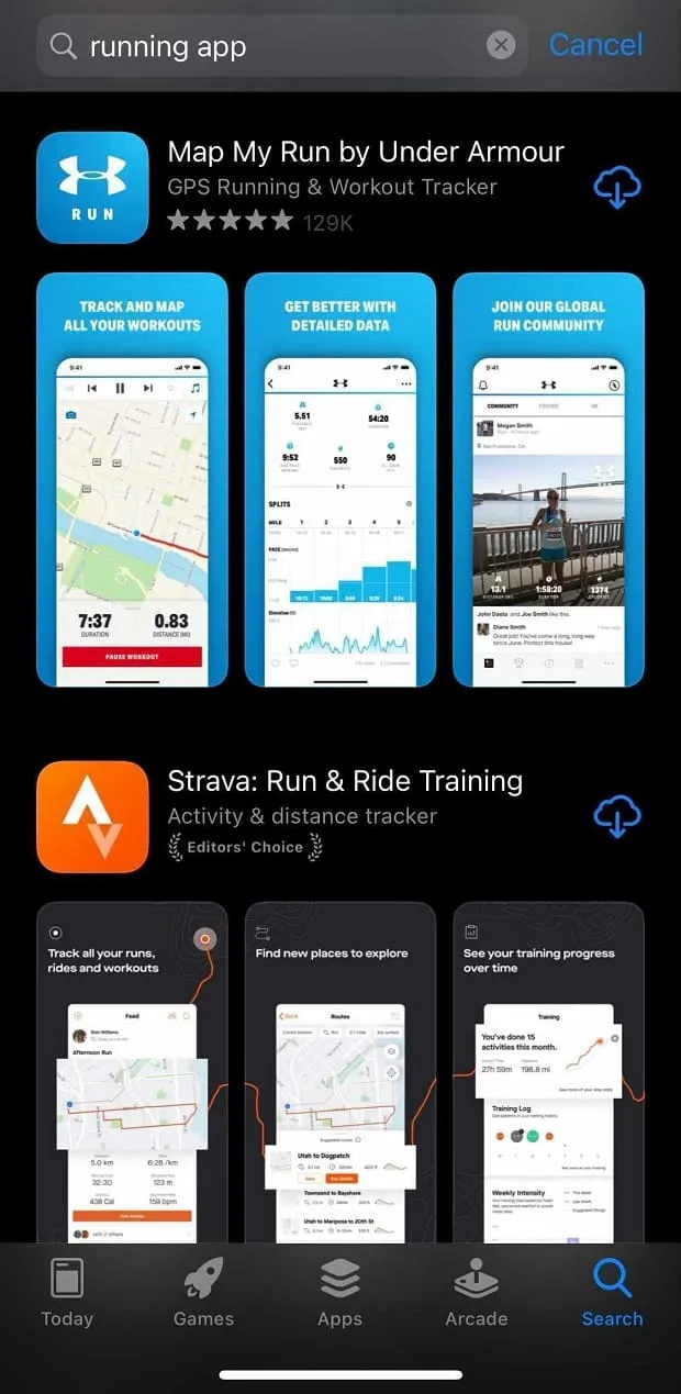 Ví dụ về ứng dụng trên Appstore