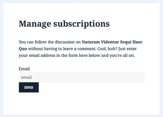 Đăng kí nhận thông báo qua email mà không cần đăng bình luận.