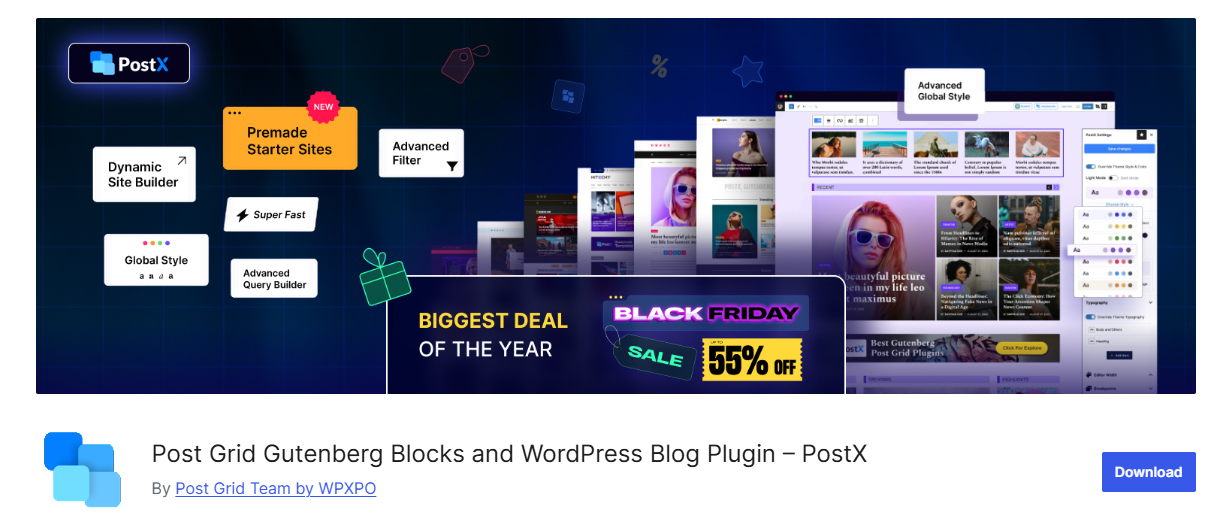 PostX – Gutenberg Blocks for Post Grid