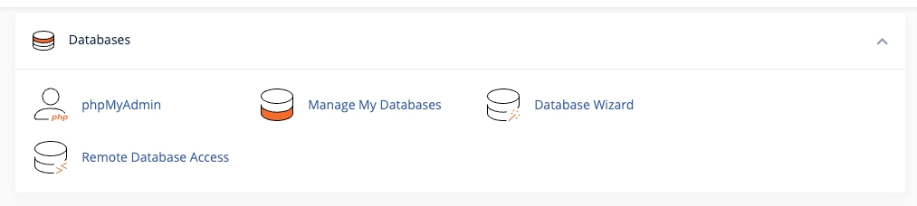 Chọn phpMyAdmin