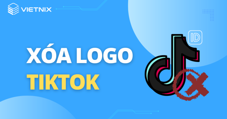 xóa logo tiktok