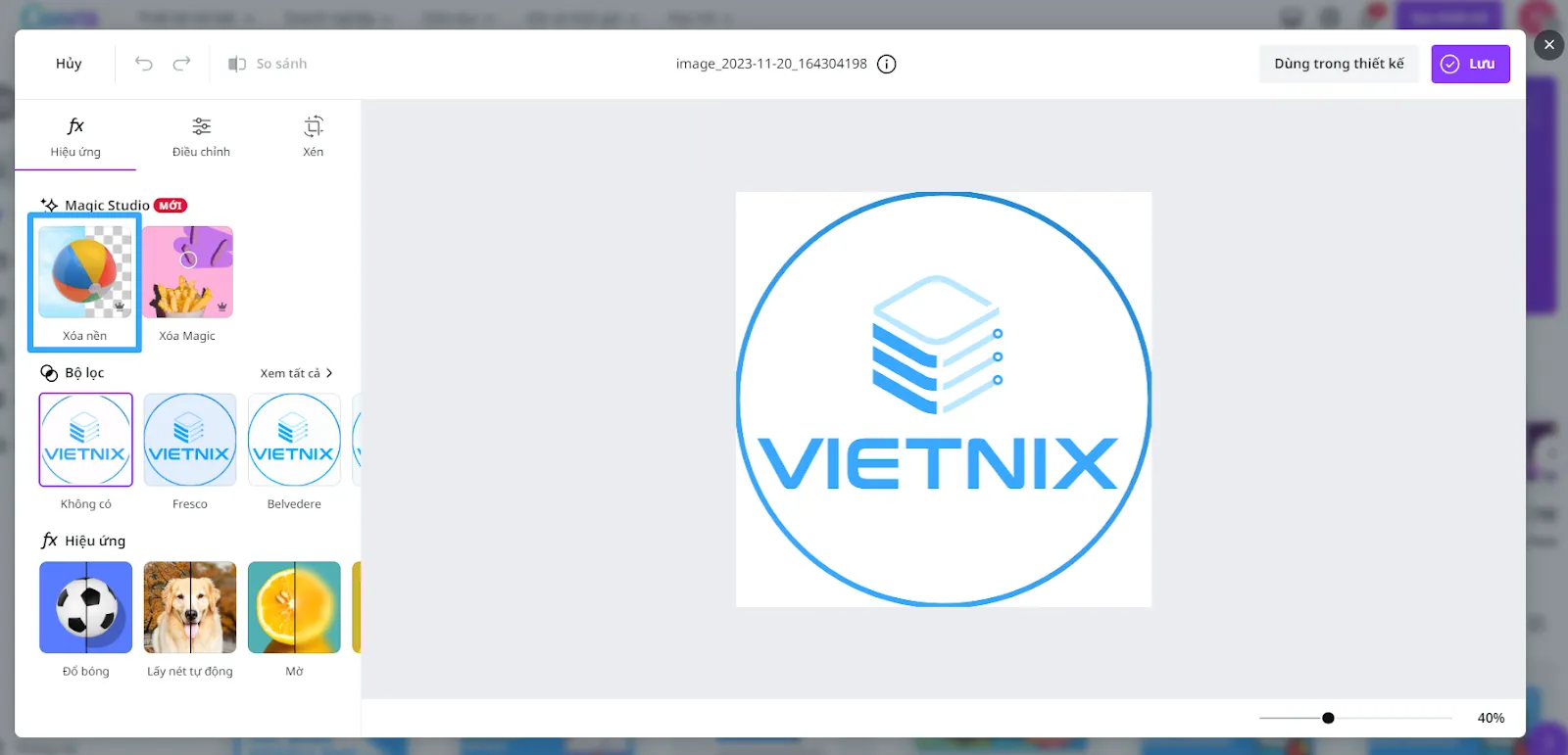 Canva – Website tách nền ảnh online chất lượng cao