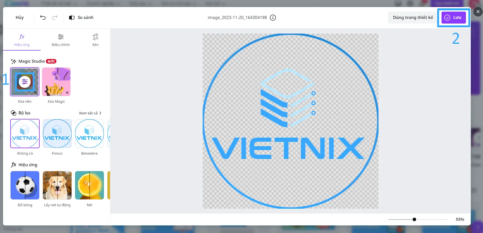 Canva – Website tách nền ảnh online chất lượng cao