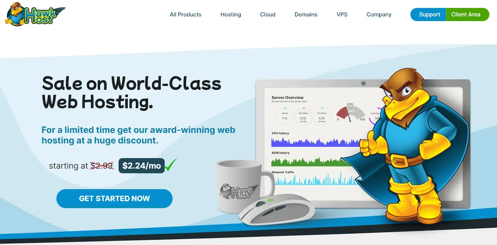 Hawk Host - Dịch vụ hosting giá rẻ và đa dạng