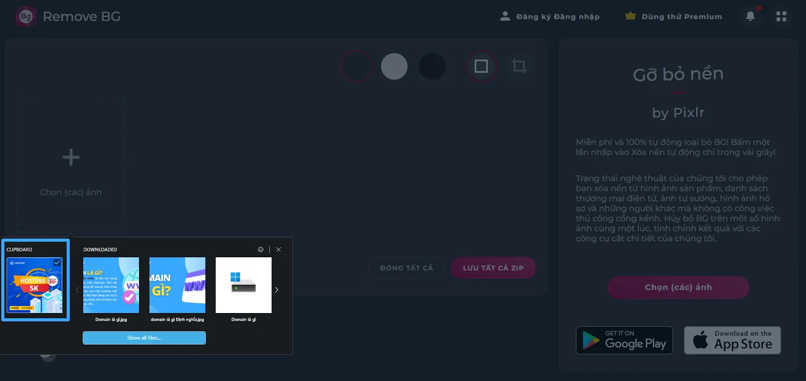Pixlr – Trình xóa nền ảnh nền miễn phí