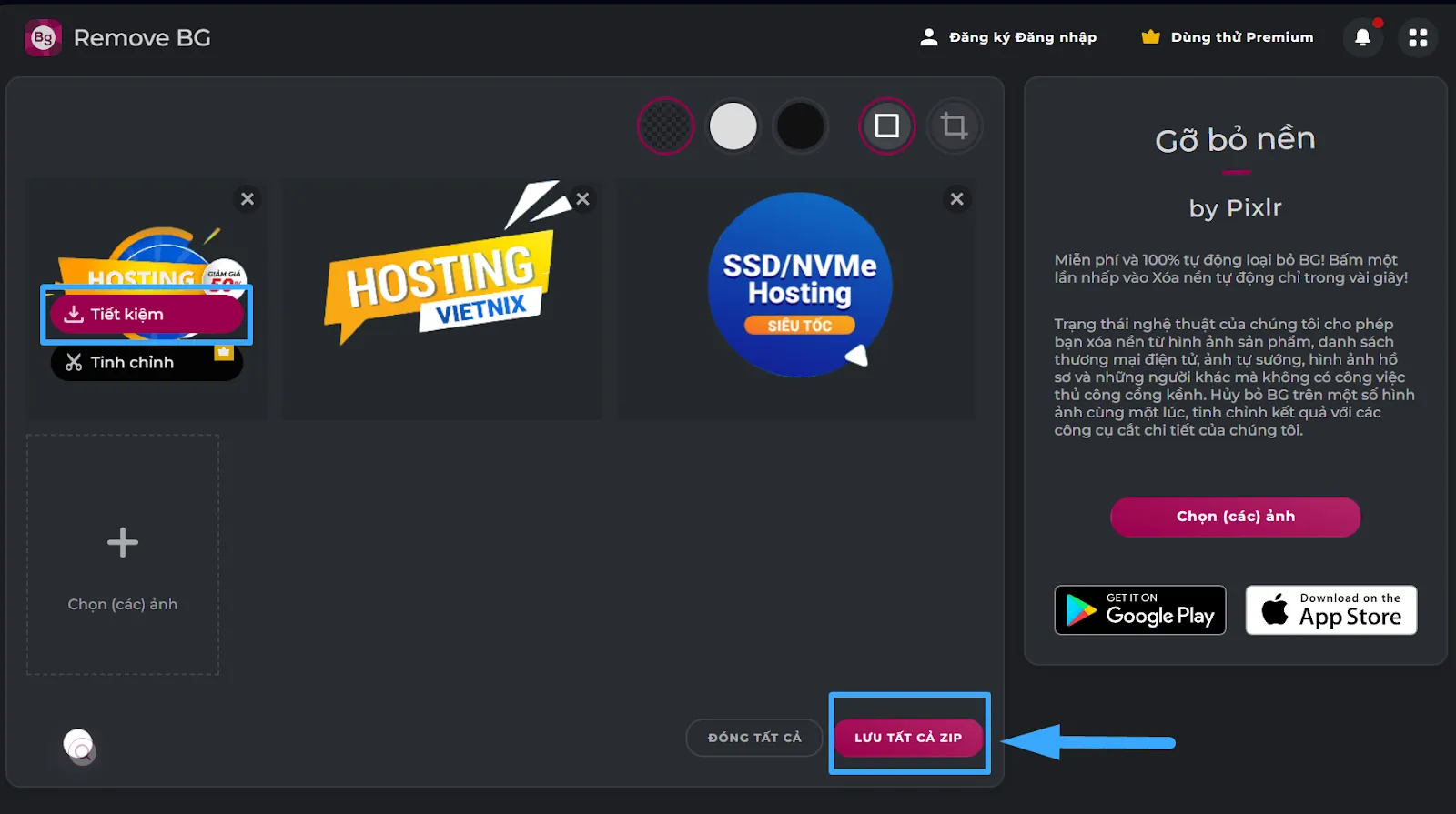 Pixlr – Trình xóa nền ảnh nền miễn phí