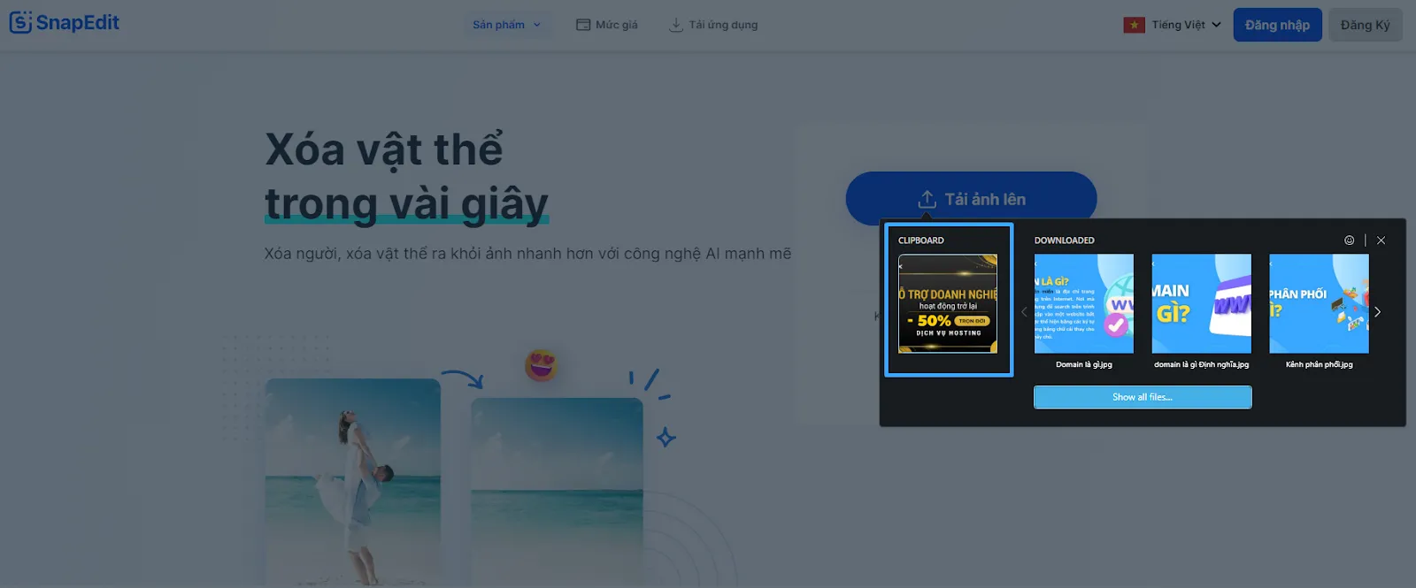 Snap Edit – Xóa nền ảnh trực tuyến miễn phí