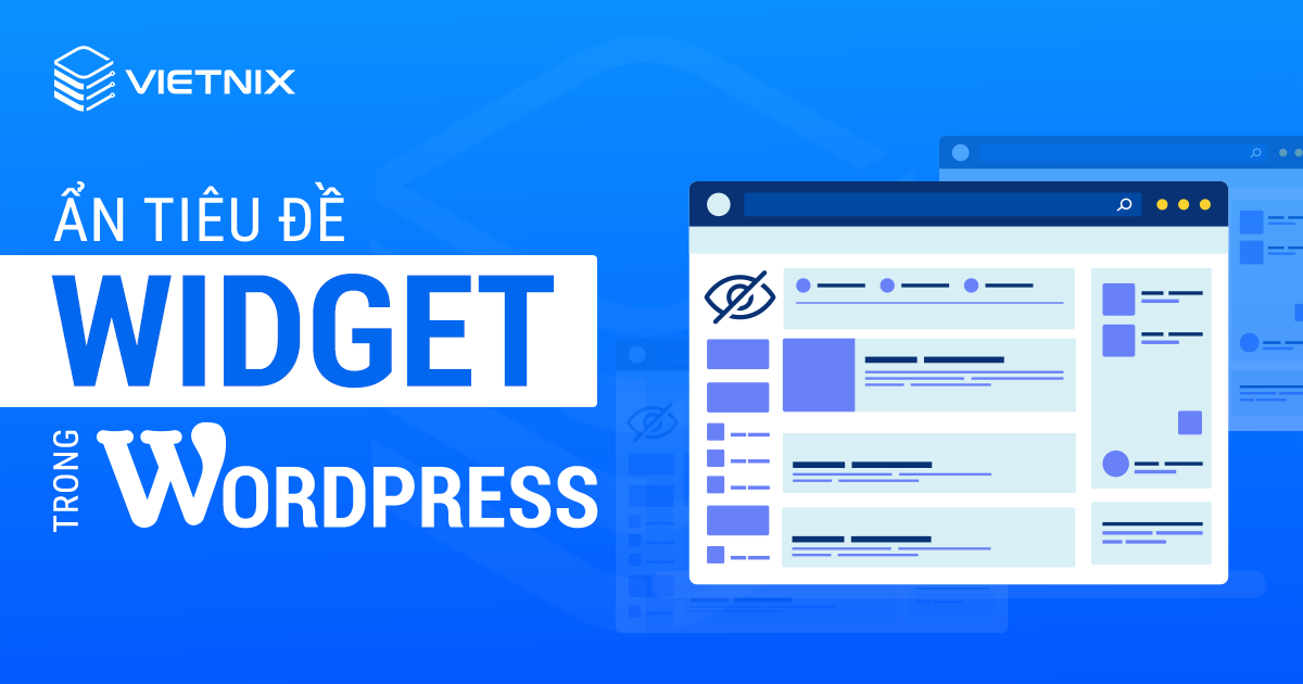 Ẩn tiêu đề widget trong WordPress