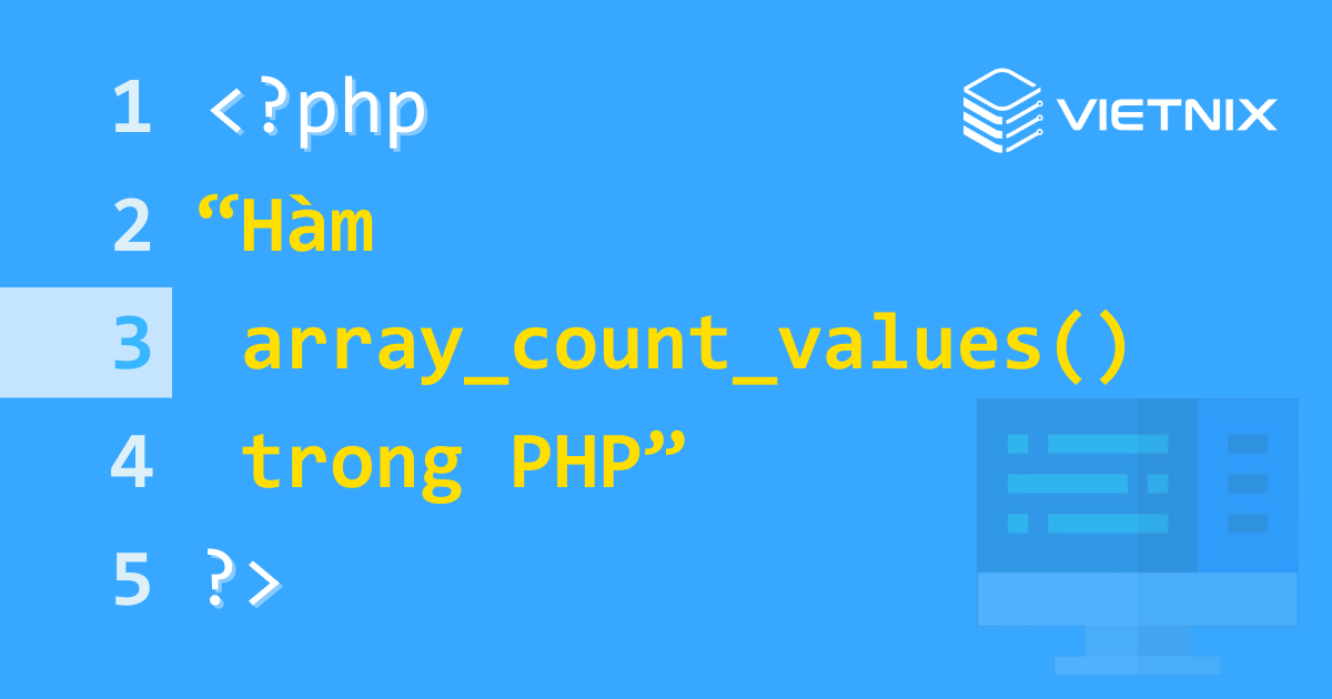 hàm array_count_values() trong PHP