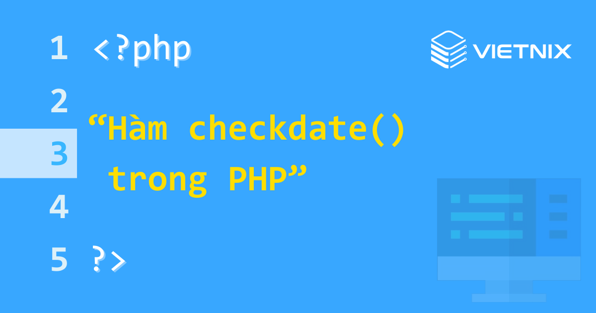 Tìm hiểu về hàm checkdate() trong PHP 5 Hàm checkdate() trong PHP