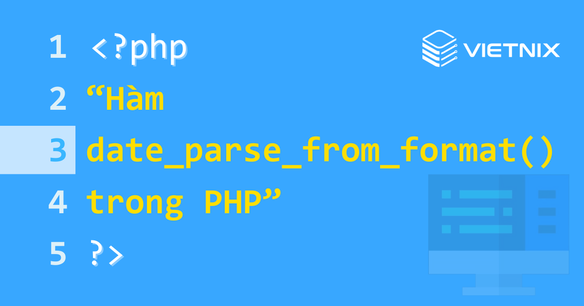 Tìm hiểu về hàm date_parse_from_format() trong PHP 5 Hàm date_parse_from_format() trong PHP