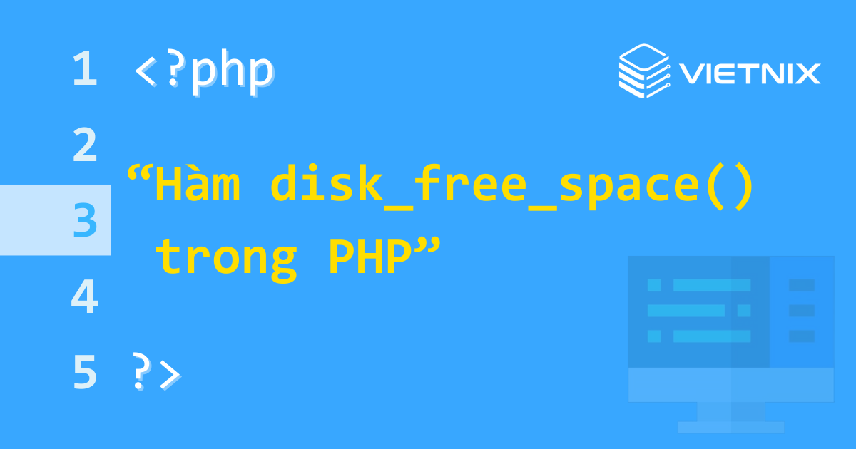 Tìm hiểu về hàm disk_free_space() trong PHP 5 Hàm disk_free_space() trong PHP