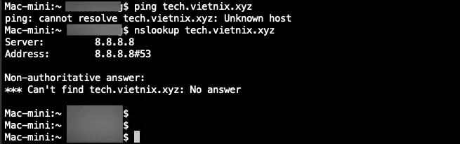 Kiểm tra tình trạng hoạt động của tên miền