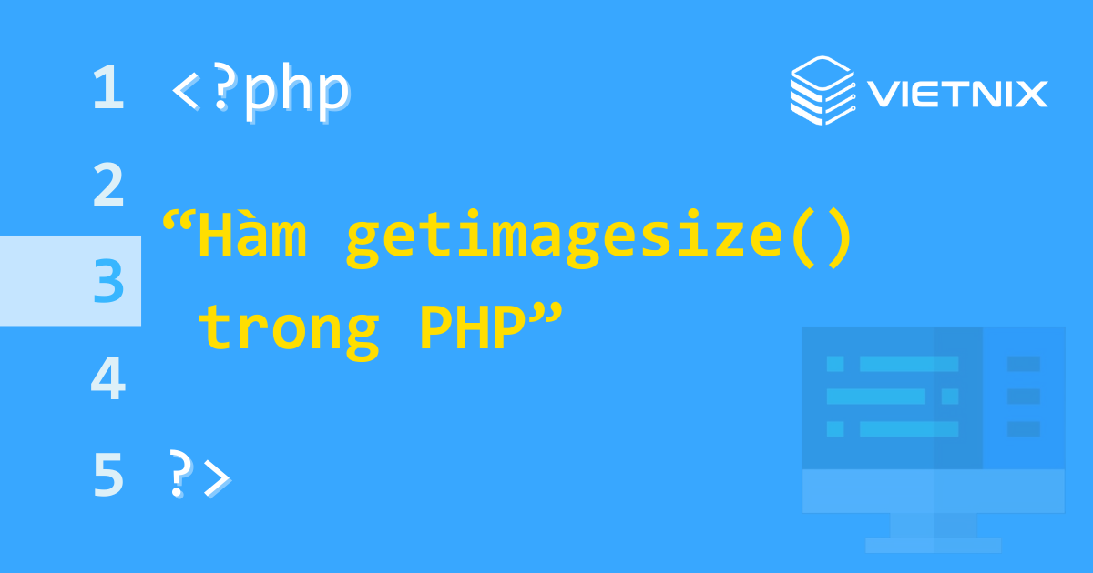 Hàm getimagesize() trong PHP