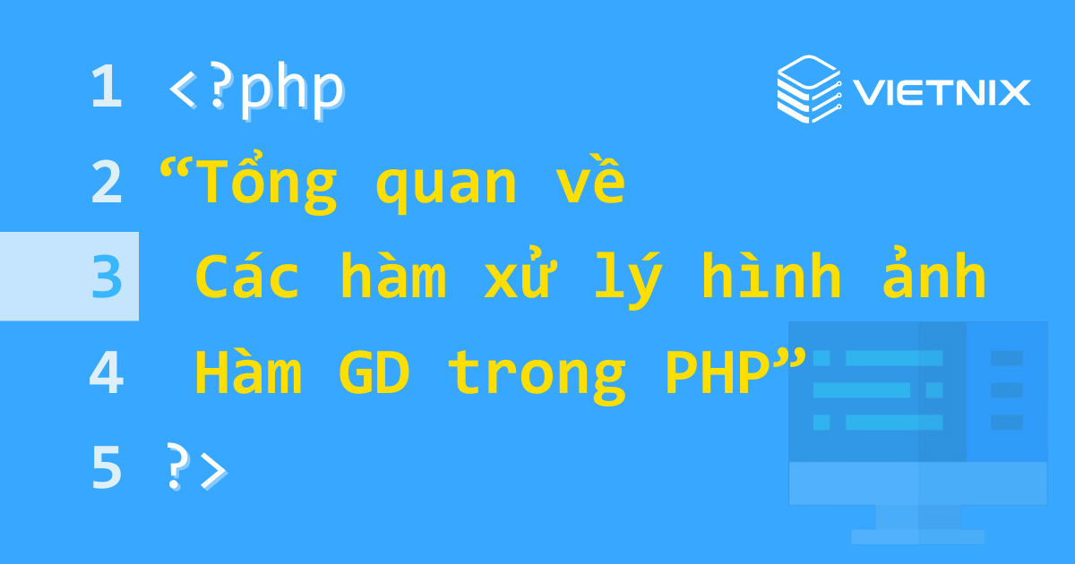 Tổng quan về các hàm GD và hàm xử lý hình ảnh trong PHP 5 PHP cung cấp cho người dùng các thư viện xử lý trực tiếp các file hình ảnh nhanh và tiện lợi.