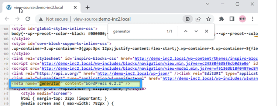 Tìm từ khóa 'generator' trong source code