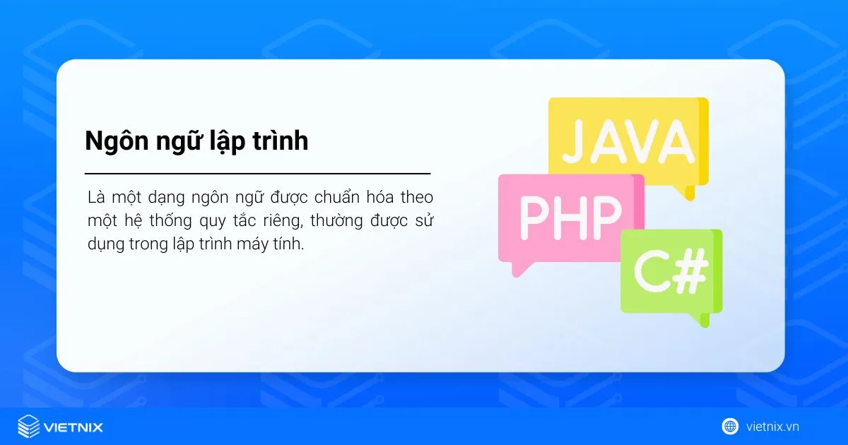 Ngôn ngữ lập trình là gì?