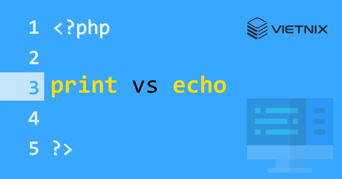 Tìm hiểu lệnh in ra màn hình trong PHP 5 Lệnh in ra màn hình trong PHP