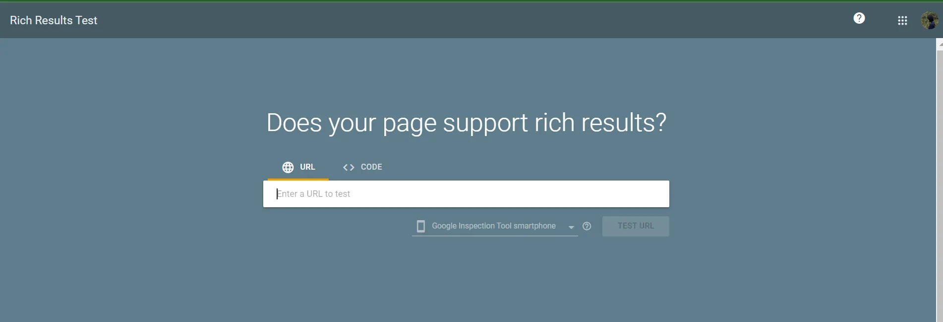 Tool Rich Results Test