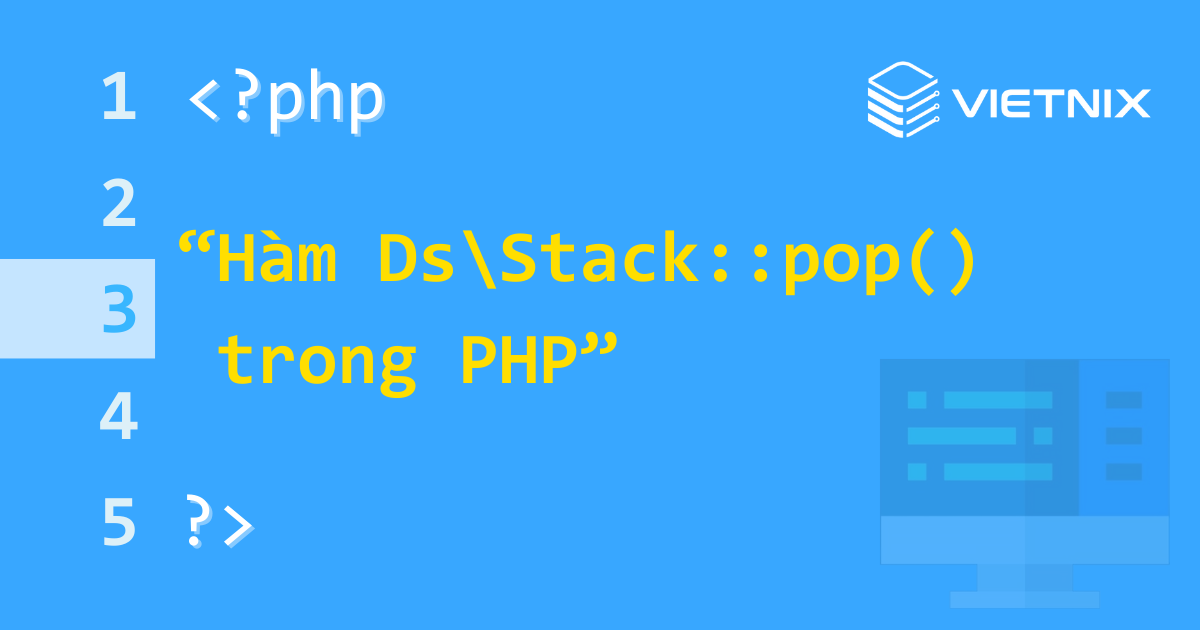 Hàm Ds\Stack::pop() trong PHP