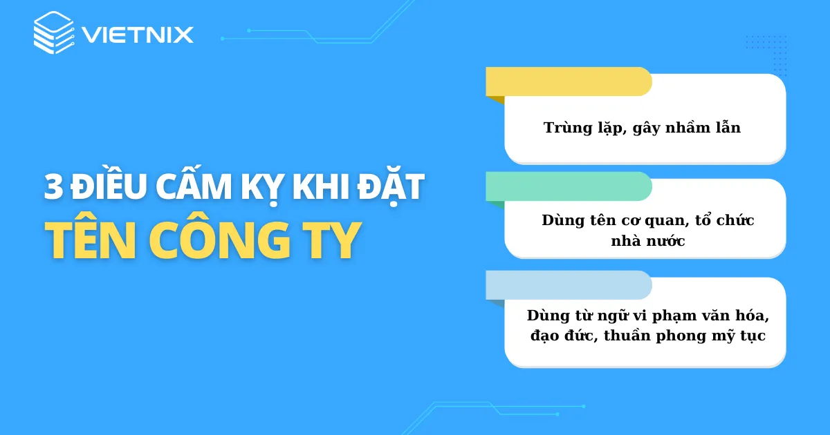 Những điều không nên làm khi đặt tên cho công ty, doanh nghiệp