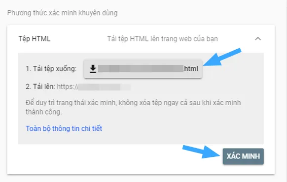 Tải tệp HTML