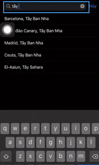 Điều kiện bật kiếm tiền trên TikTok và cách bật kiếm tiền nhanh nhất 38 Chọn địa điểm tại Tây Ban Nha