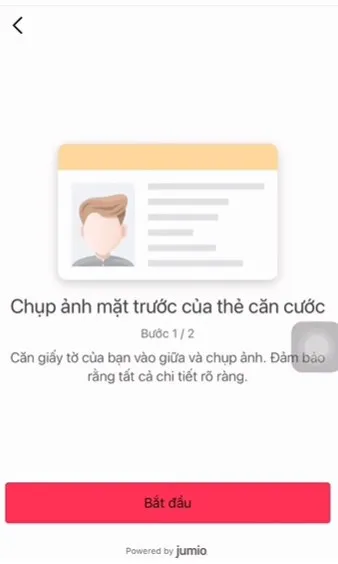 Điều kiện bật kiếm tiền trên TikTok và cách bật kiếm tiền nhanh nhất 46 Chụp hai mặt của căn cước công dân