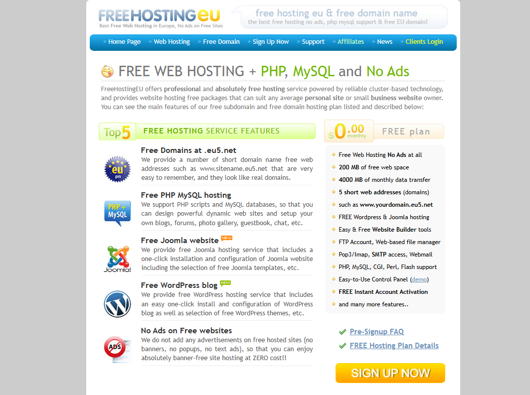 FreehostingEU.com ra đời từ sự hợp tác giữa FreeDomain.co.nr và AttractSoft GmbH