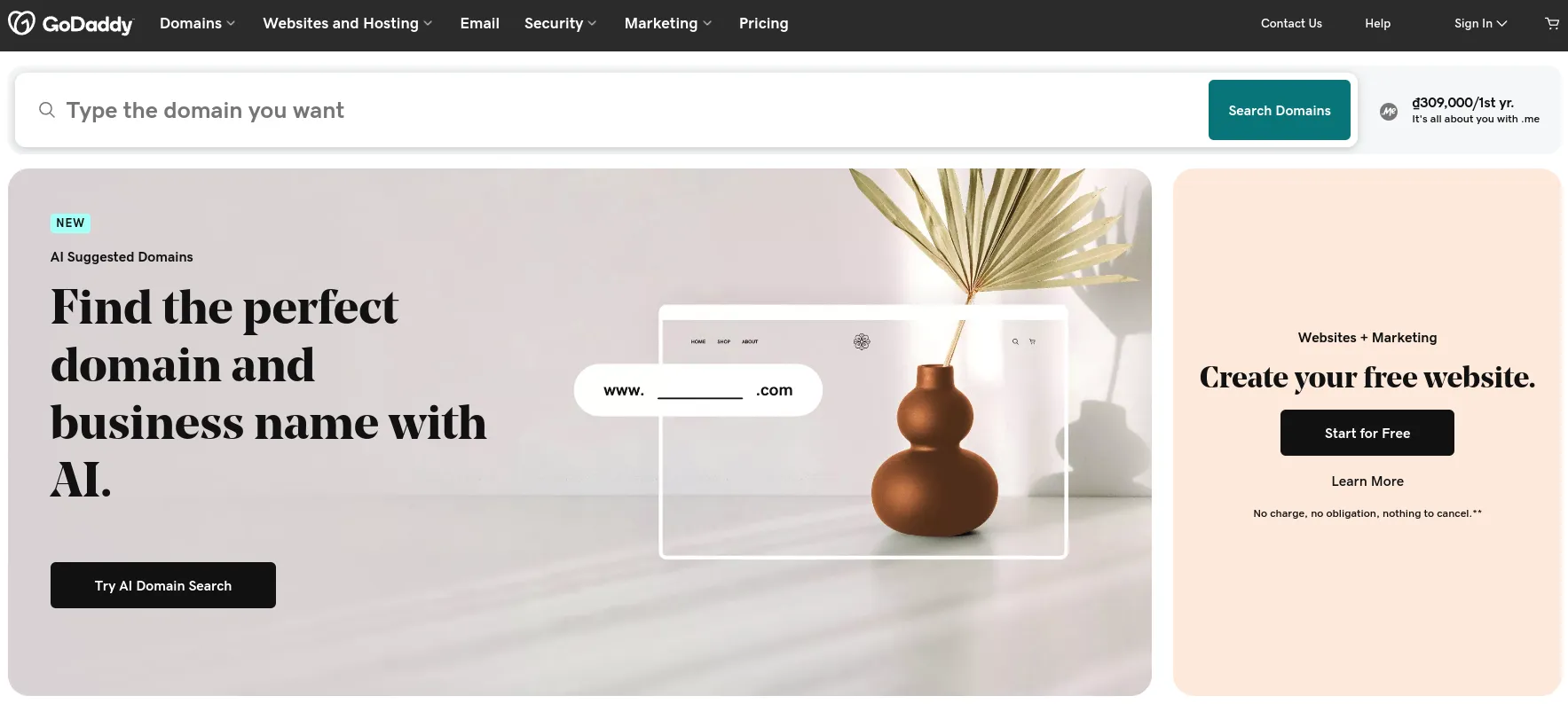 GoDaddy - Nhà cung cấp hosting - tên miền lớn nhất toàn cầu