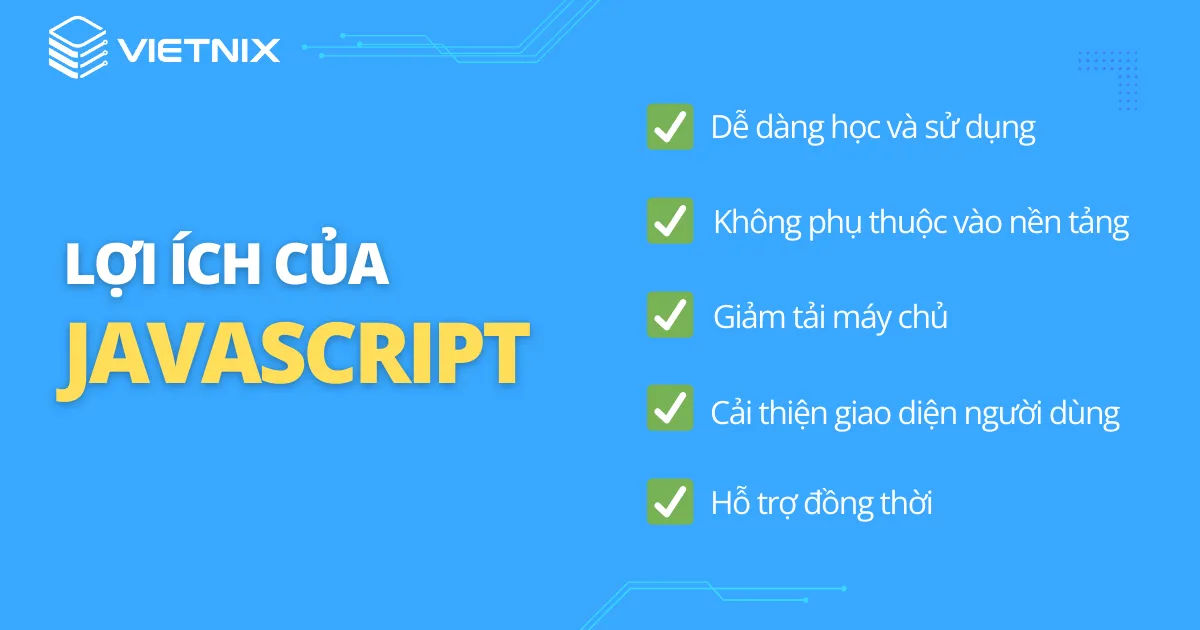 Lợi ích của JavaScript