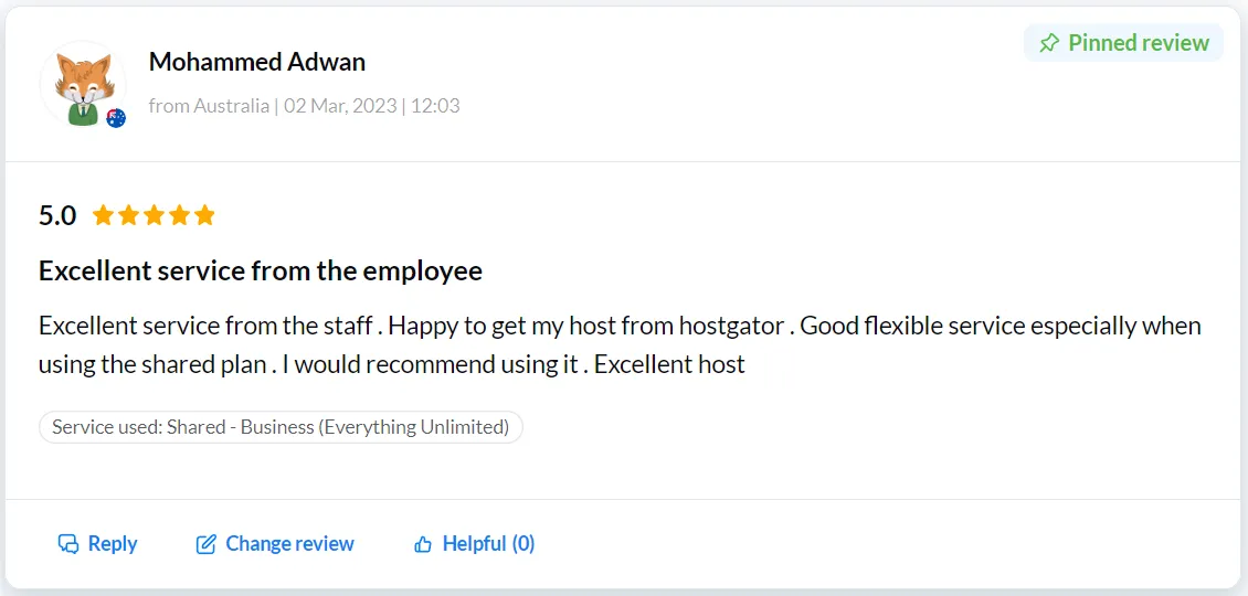 review khách hàng HostGator 2