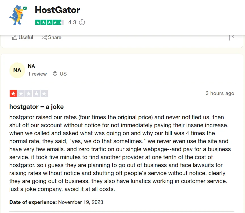 review khách hàng HostGator 6