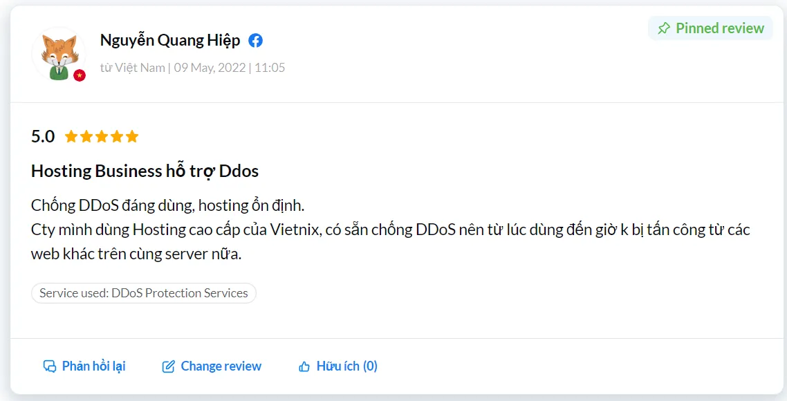 review khách hàng Vietnix 4