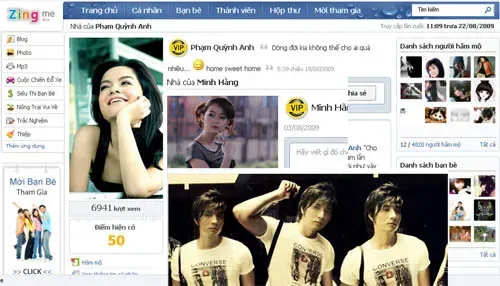 Mạng xã hội Zing Me