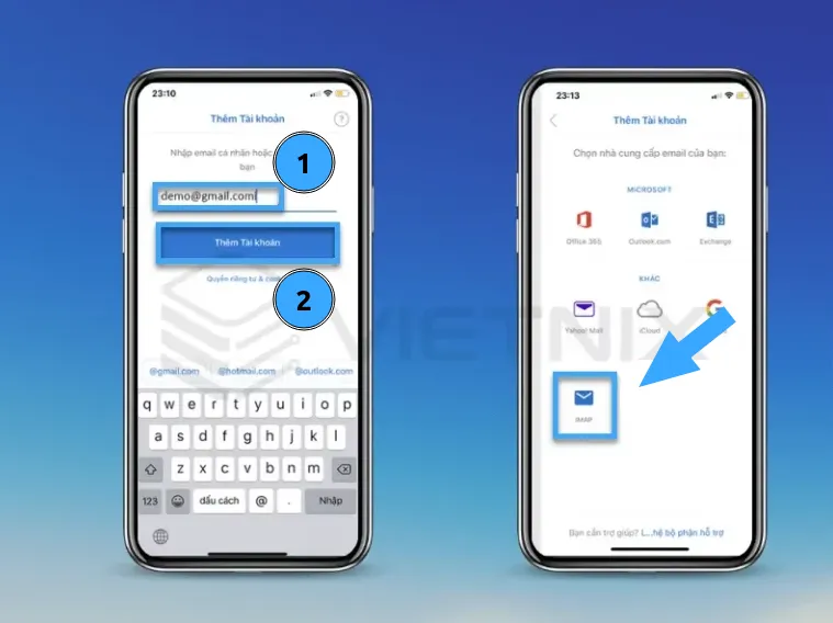 Cấp quyền trên IMAP