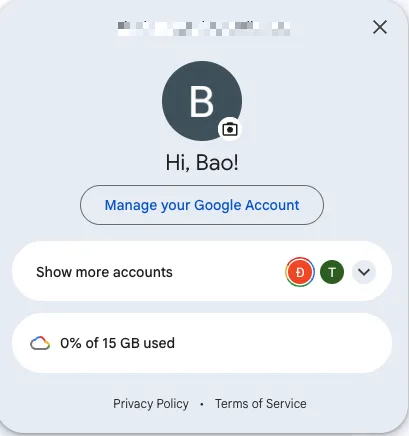 Đăng nhập vào tài khoản Gmail